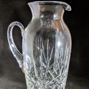 Stunning VTG Star of Edinburgh Crystal Pitcher